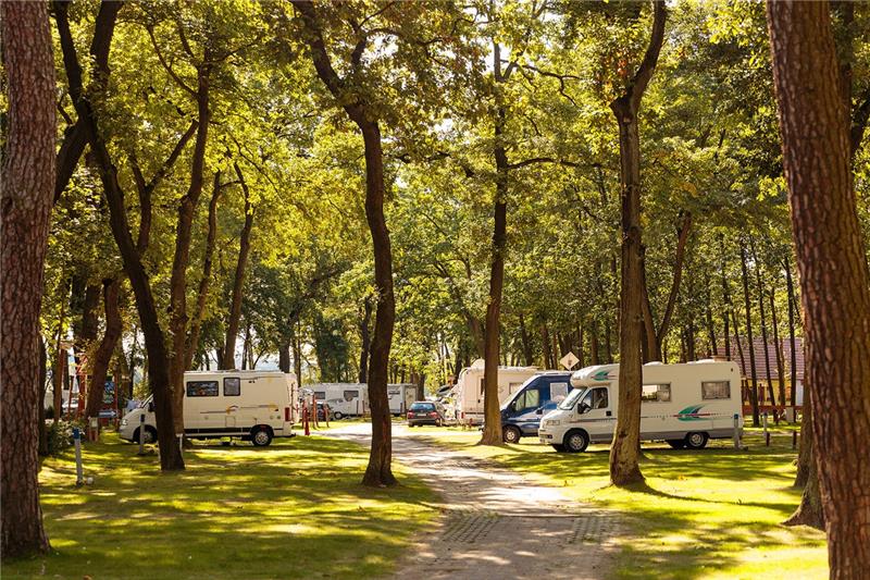 regulärer Stellplatz für Wohnmobil